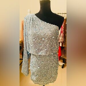 Embellished  Mini Dress